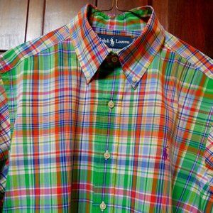 Ralph Lauren Men's Casual Shirt Short Sleeve